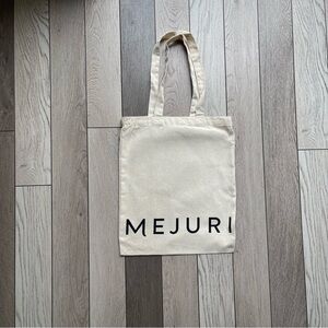 Mejuri Cream Canvas Tote